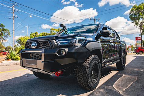 Toyota Hilux Rugged X Black Fuel Off Road Vector D Wheel Front