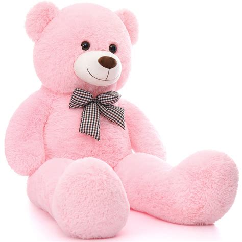 MorisMos Giant Teddy Bear Stuffed Animals, Big Teddy Bear Plush, Pink ...