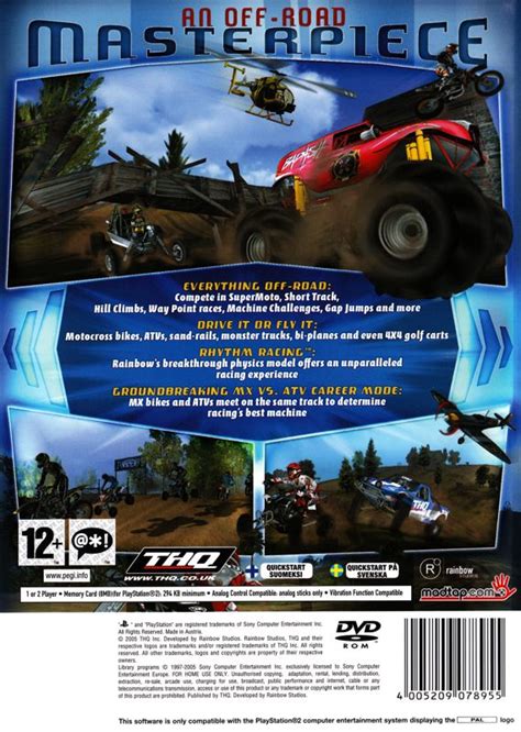 Mx Vs Atv Unleashed Cover Or Packaging Material Mobygames