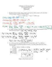 Stoichiometry Calculations Mass And Yield In Chemistry Course Hero