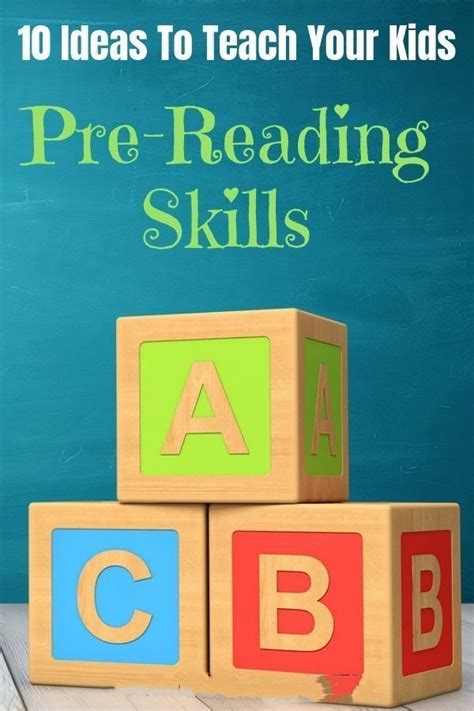 10 Pre Reading Skills Activities for Preschoolers | Pre reading ...