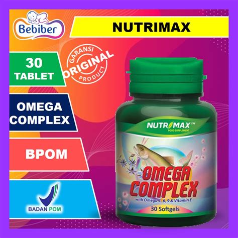 Jual Nutrimax Omega Complex Isi Tablet Vitamin Omega Komplek