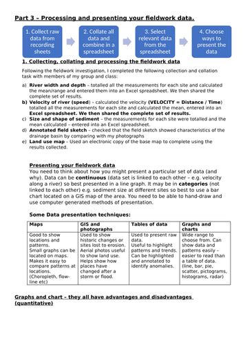 Edexcel B Gcse Geography 9 1 River Fieldwork Pack Teaching Resources