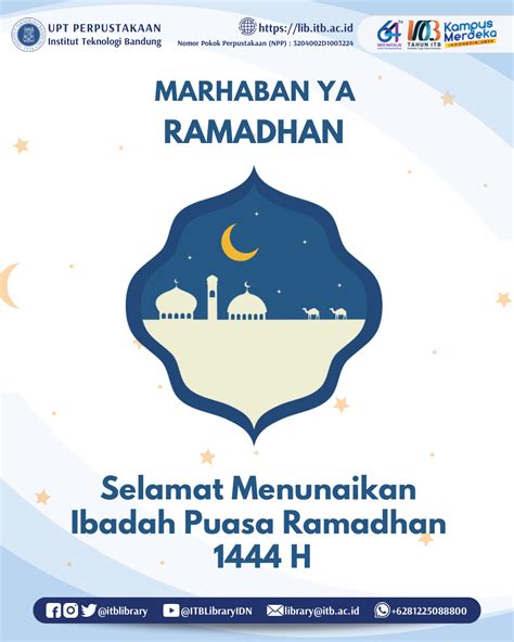 Selamat Menunaikan Ibadah Puasa Bulan Ramadhan H Perpustakaan Itb