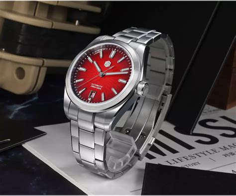 San Martin New Mm Luxury Men S Business Dress Watch Automatic