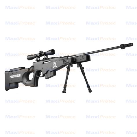 Pack Carabine Sniper Phantom Elite Gaz Tactical Piston Cal Mm