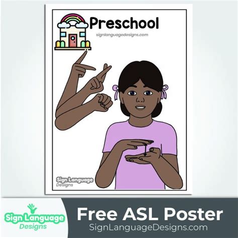 Free Asl Sign Poster Read Sign Language Designs