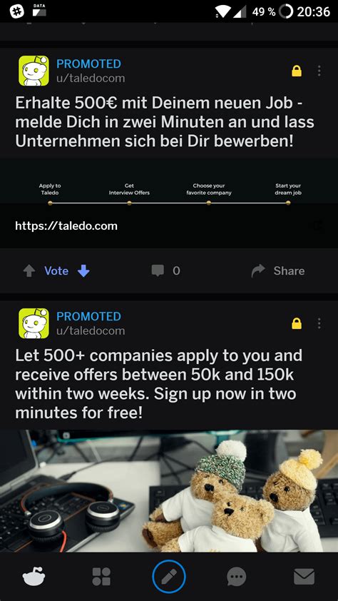 Reddit Two Promoted Ads Right Next To Each Other Come On Assholedesign