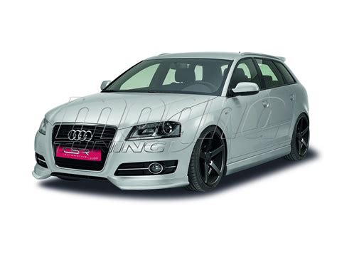 Audi A3 8P Facelift Extensii Bara Fata N2