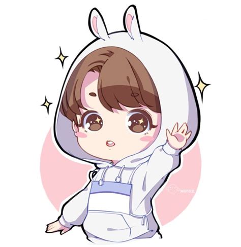 Jung Kook BTS Fan Art Chibi Jeonjungkook Dibujar Lapiz 1552