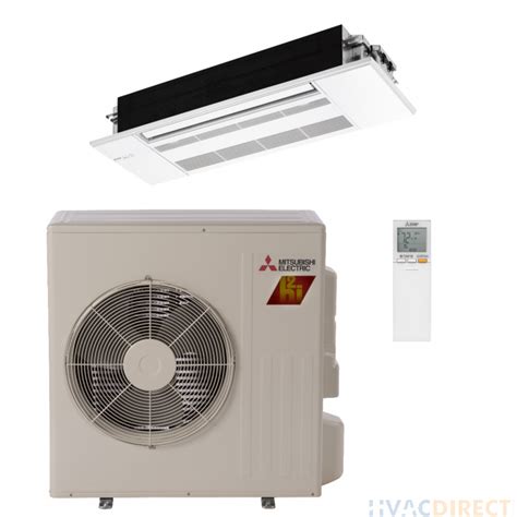 Btu Seer Ceiling Cassette Mitsubishi Mini Split Single Zone