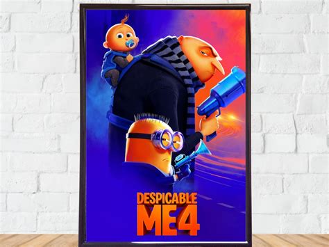 Despicable Me 4 Poster Despicable Me 4 Digital Print for Poster, Canvas, Phone Background, Room ...