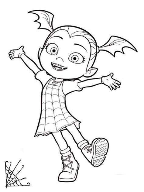 Free Printable Vampirina Coloring Pages For Kids Disney Princess