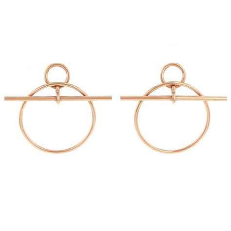 Boucles d oreilles Hermès Loop 383850 d occasion Collector Square