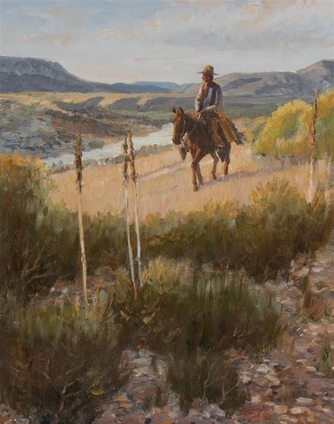 Gary Artzt Cowboy In West Texas Mutualart