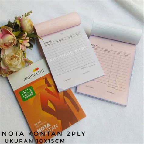 Jual Nota Kontan 2 Ply Ncr Paperline Shopee Indonesia