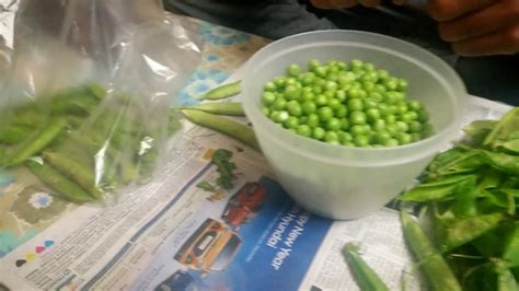 Short Cuts How To Peel Off Green Peas YouTube