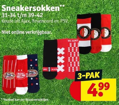 Sneakersokken 31 34 T M 39 42 3 Pak Aanbieding Bij Kruidvat