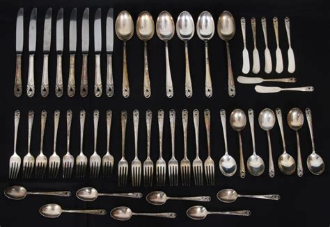 Lot International Sterling Spring Glory Flatware Set