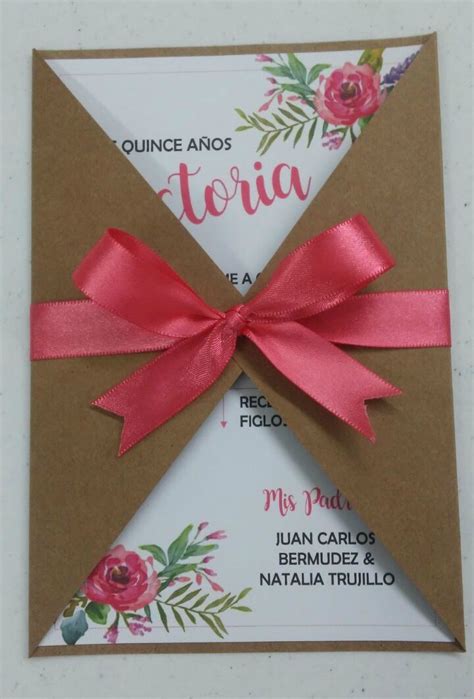 25 Invitaciones Para Xv Años O Boda 450 00 En Mercado Libre Free