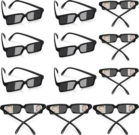 Pack Sunglasses Rear View Mirror Sunglasses Real Detective Glasses Anti Track See Behind You