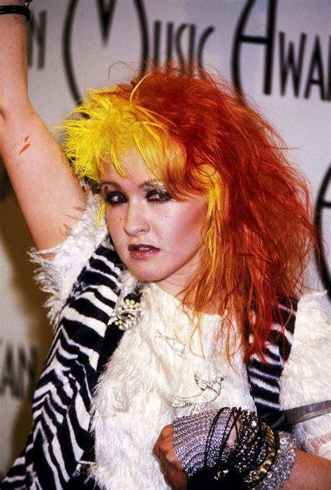 True Colors: 30 Fascinating Photographs That Show Colorful Styles of Cyndi Lauper During the ...