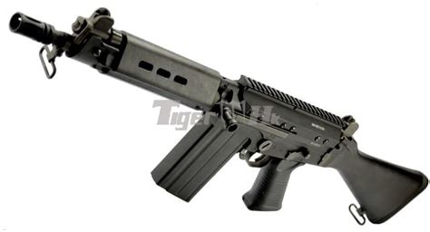 Classic Army Sa58 Carbine Rifle Aeg Short Ver Black Airsoft