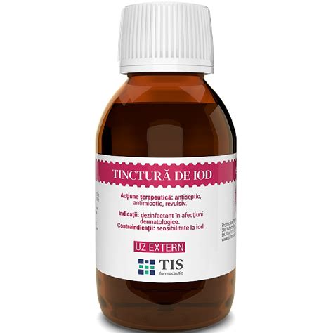 Tinctura De Iod 100ml Tis Farmaceutic EMAG Ro