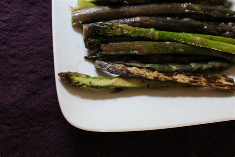 Sautéed Purple Asparagus Savored Grace