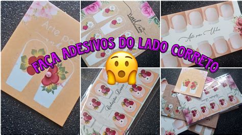 Como Fazer Adesivos De Unhas Do Lado Certo Youtube