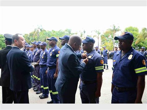 Coj Firemen Honoured For Their Bravery Roodepoort Record