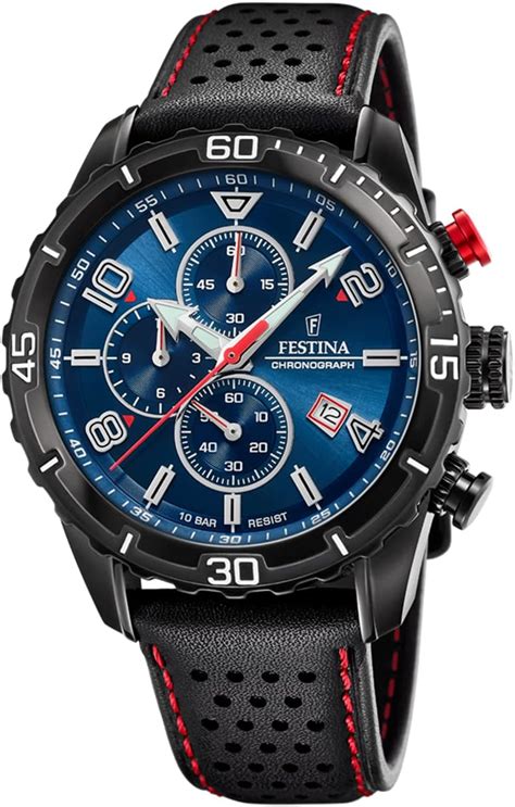 Festina Orologio Uomo F16760 1 Timeless Chronograph Cassa Di Acciaio