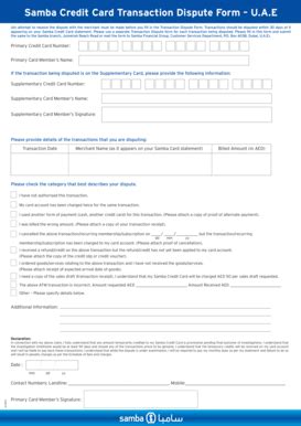 3 Transaction Dispute Form PDF 87 KB Fill And Sign Printable Template