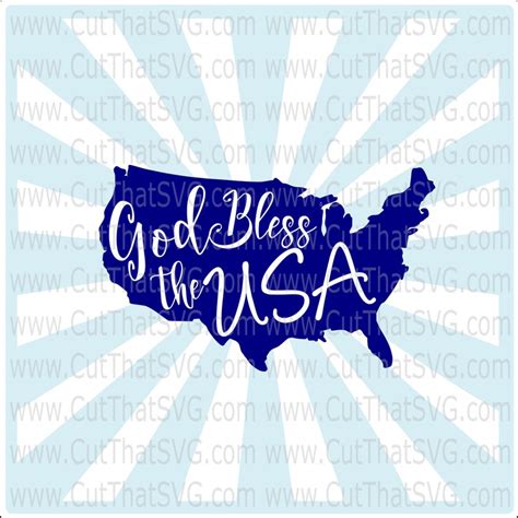 God Bless the USA God Bless USA Bless Your Heart God Bless - Etsy