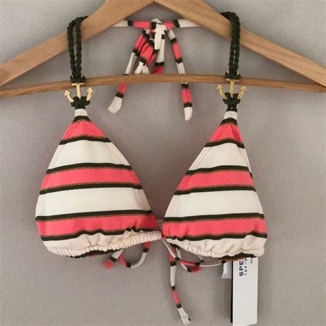 Sperry Swim Nwtsperry Topsider Nautical Bikini Top Poshmark