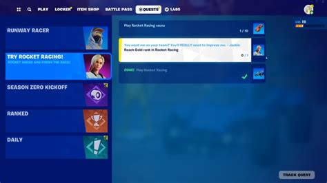 How To Get The Free Jackie Skin In Fortnite Rocket Racing Digital Trends