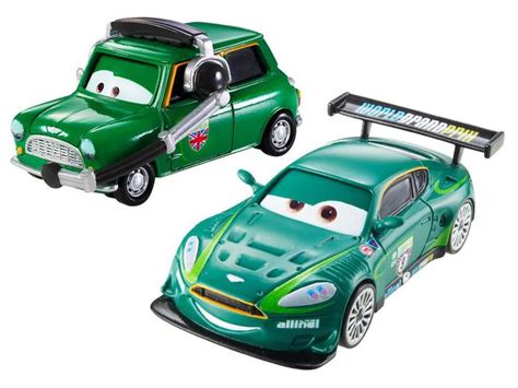 Carrinho Disney Pixar Carros Pack Ve Culos Nigel Gearsley E Austin