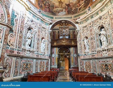 Basilica Cathedral Of San Cataldo In Taranto Apulia Italy Editorial