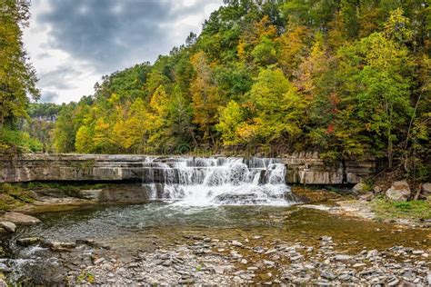 Taughannock Falls Tompkins County New York Stock Photo Image Of