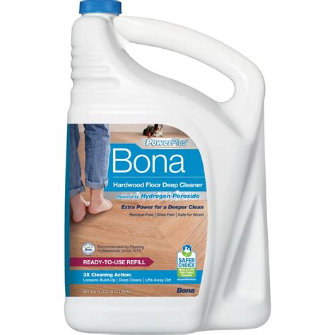 Bona Powerplus Hardwood Floor Deep Cleaner Fl Oz Refill Walmart