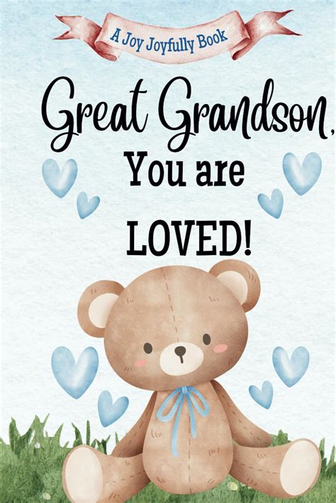 Great Grandson You Are Loved A Rhyming Story Of Generational Love