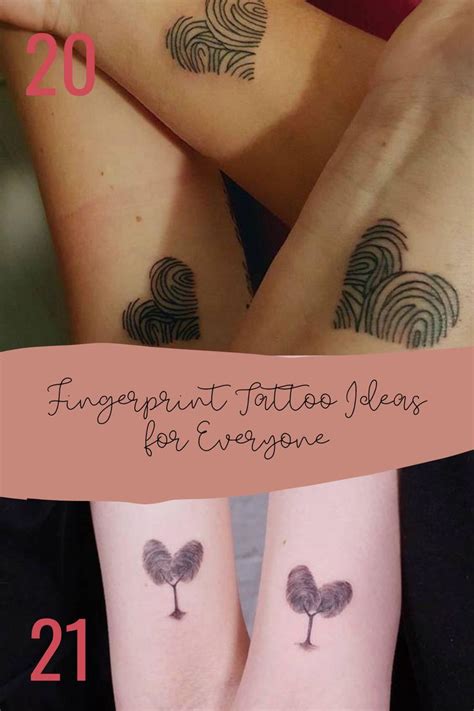 Special Fingerprint Tattoo Ideas