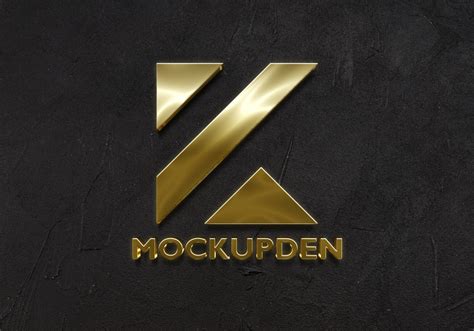 Free 3D Logo Mockup Template - Mockup Den