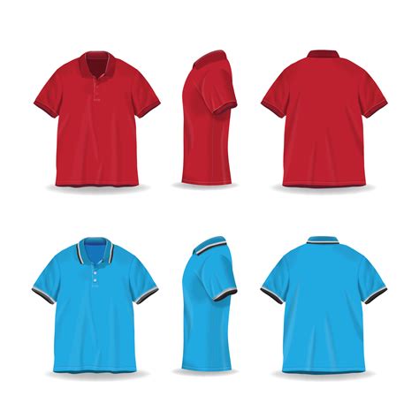 Various Realistic 3D Polo Shirt Template 6122772 Vector Art at Vecteezy