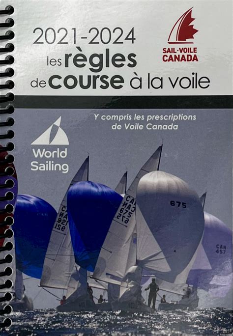 Règle de course 2021 2024 Voile Québec