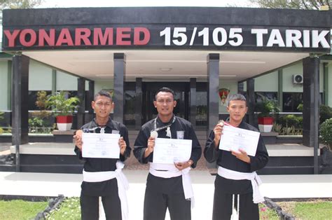 Atlet Pencak Silat Yonarmed 15 105 TC Raih Tiga Medali Di Kejuaraan SH