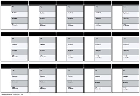 D Ar Dan Karakter Haritas Ablonu Storyboard