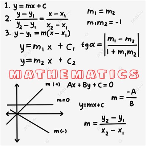 Math Equations Png Transparent Handwritten Formula Math Line Equation