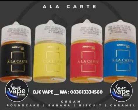 Jual Ala Carte Merah 3mg Liquid Cukai Cream Biskuit Authentic Di Lapak