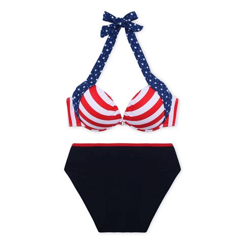 Ddandmm 2018 Sexy Bandage Brazilian Push Up Three Sexy Bikini Stripe